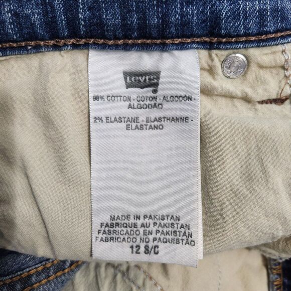 Levi's 512 Women 12 S/C Perfectly Slimming High Rise Bootcut Jeans - Picture 7 of 12